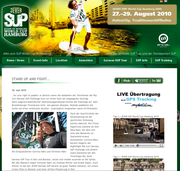 Jever SUP World Cup - Finowcross